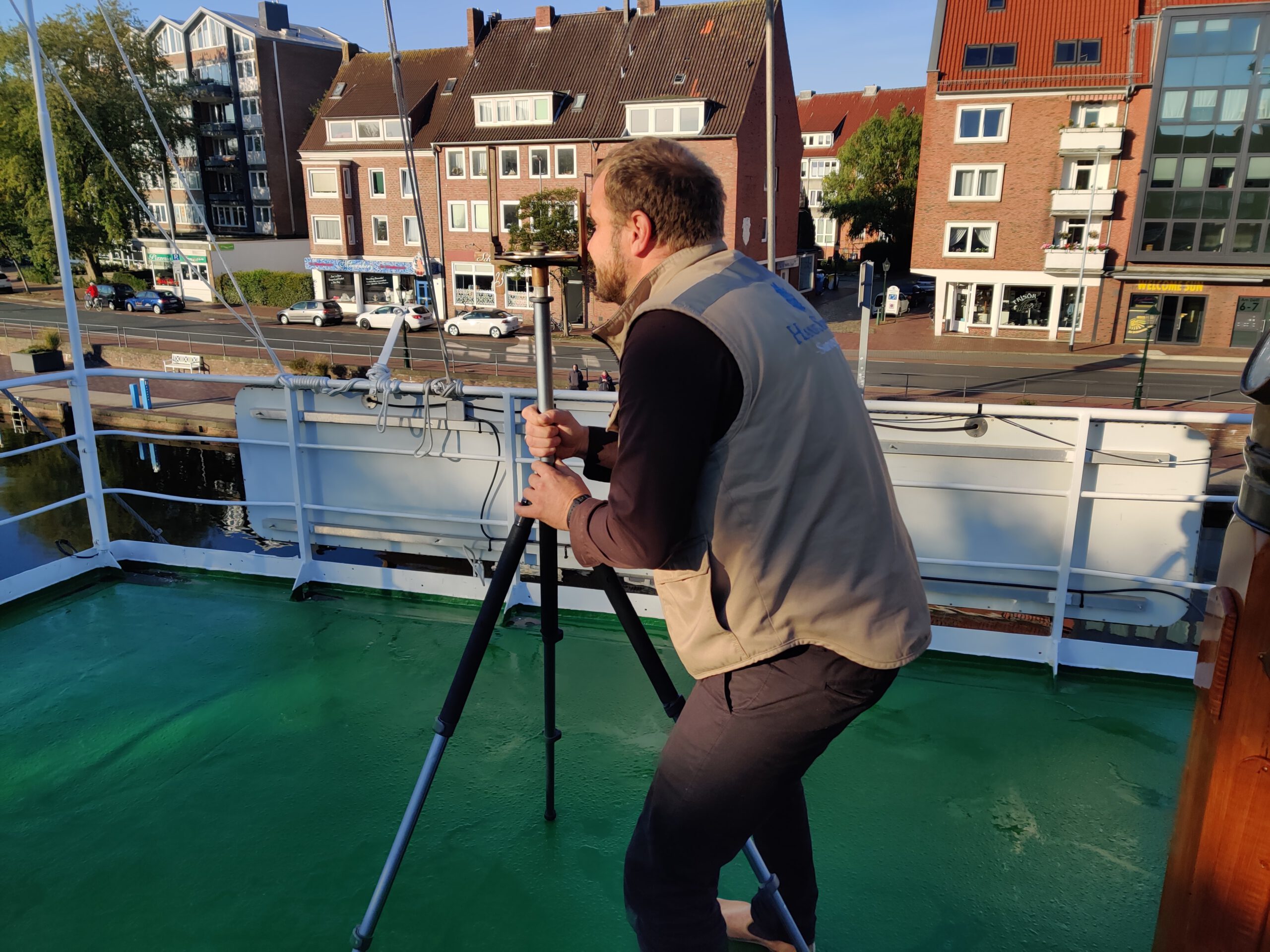 Kompassstand auf der Amrumbank "Emder Feuerschiff"