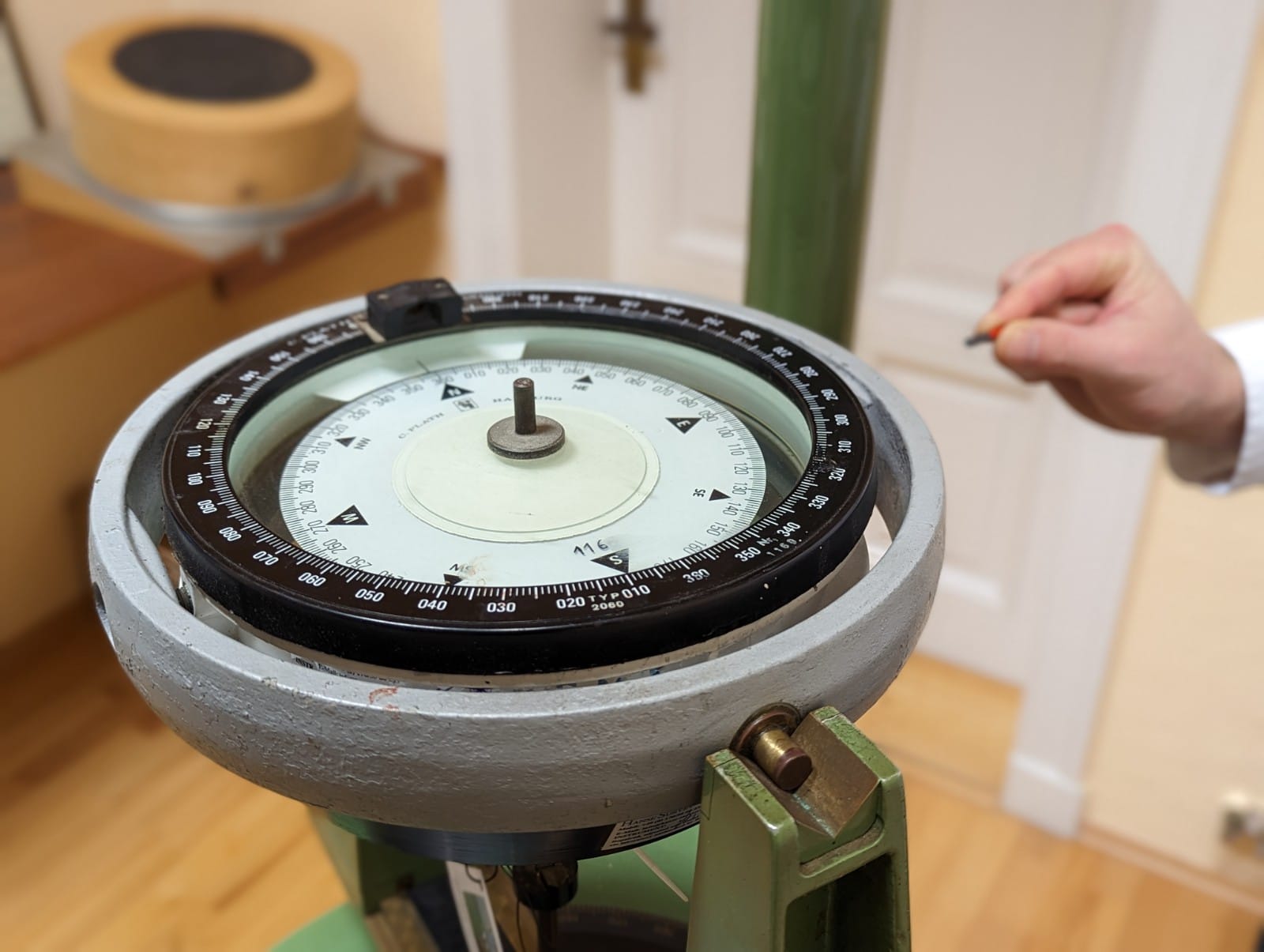 Magnetcompass wird reguliert